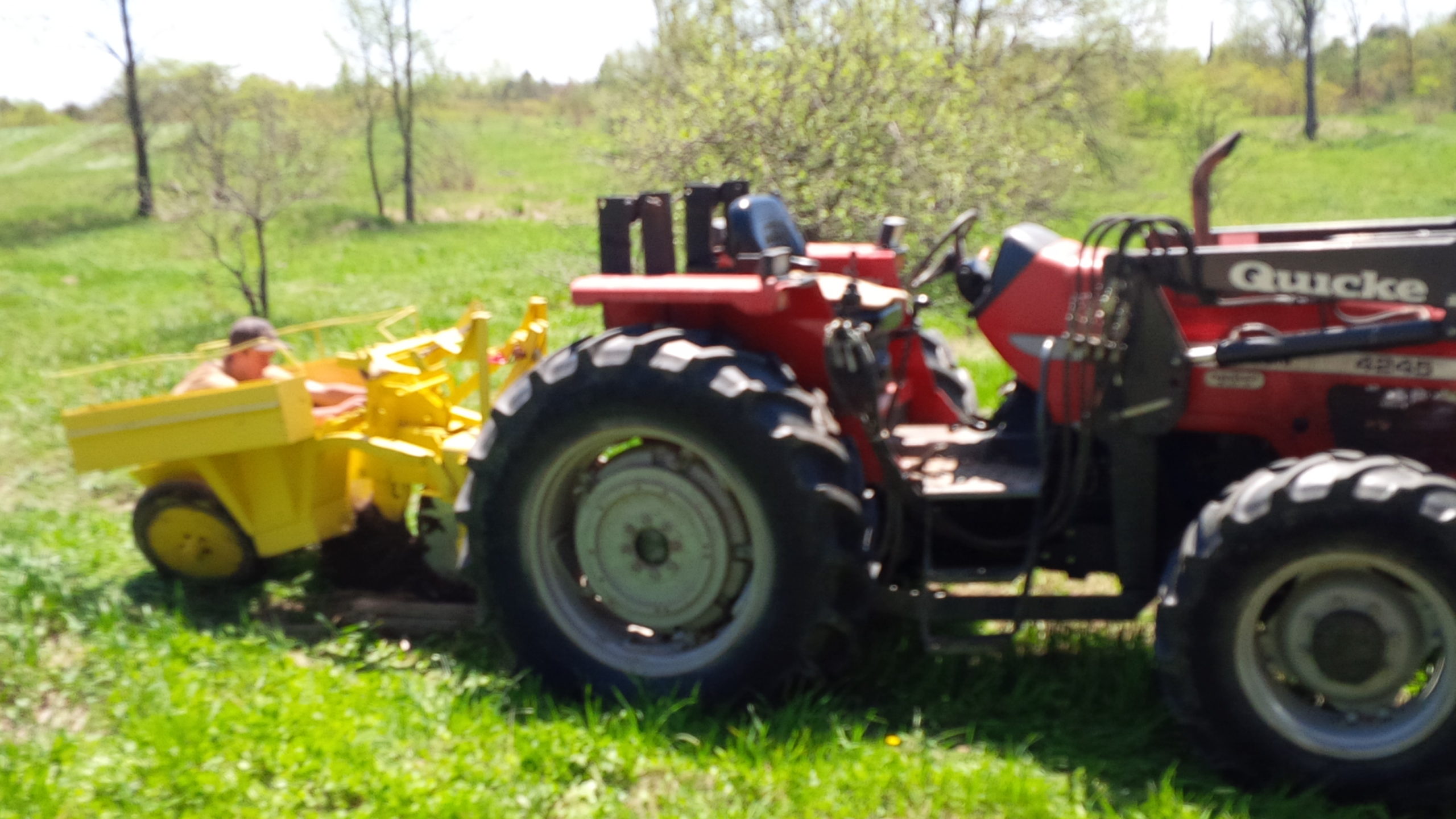 tree planting tractor